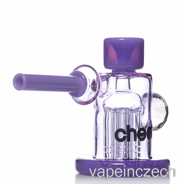 Cheech Skleněné Strom Bubbler Fialové Vape Pero